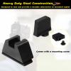 Suppressor Height Sights Set, Suppressor Sights for Precise Targeting, Front and Rear Sights Compatible for Glock 17 17L 19 26 27 33 34 38 39 All Models Except 42 and 43. view 3