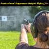 Suppressor Height Sights Set, Suppressor Sights for Precise Targeting, Front and Rear Sights Compatible for Glock 17 17L 19 26 27 33 34 38 39 All Models Except 42 and 43. view 4