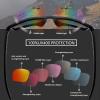 Alphax 3 Pair Polarized Replacement Lenses for Oakley Radar Edge OO9184 - Black+Titanium+Blue view 3