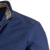 Maiyifu-GJ Bomber Jackets for Mens Fall Winter Slim Fit Lightweight Softshell Coat Cotton Windproof Varsity Baseball Coats (Dark Blue,X-Large) view 3