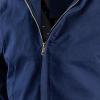 Maiyifu-GJ Bomber Jackets for Mens Fall Winter Slim Fit Lightweight Softshell Coat Cotton Windproof Varsity Baseball Coats (Dark Blue,X-Large) view 4