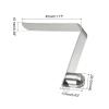 PATIKIL 11x9mm Kayak Paddle Snaps, 5 Pack Pole Push Button Spring Clips Steel Solid Button Locking Tube Single Pin for Camping Awning Tent Pole view 2