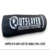 Outslayer Filled Punching Bag Boxing Training Practice MMA Heavy Bag 100 Pound Made in USA (Blue/Yellow, with D-Ring) view 3