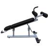 French Fitness FFS Silver Abdominal/Adjustable Decline Bench  Heavy-Duty Steel, 800 lb Capacity, 6 Decline Adjustments view 2