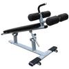 French Fitness FFS Silver Abdominal/Adjustable Decline Bench  Heavy-Duty Steel, 800 lb Capacity, 6 Decline Adjustments view 3