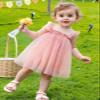 AGQT Toddler Girls Tutu Dress Sleeveless Kids Tulle Tutu Dress Polka Dot Birthday Party Babydoll Dresses Sequin Dot-Pink Size 2-3T view 3