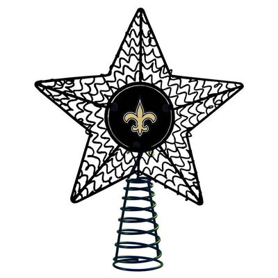 New Orleans Saints Star Tree Topper