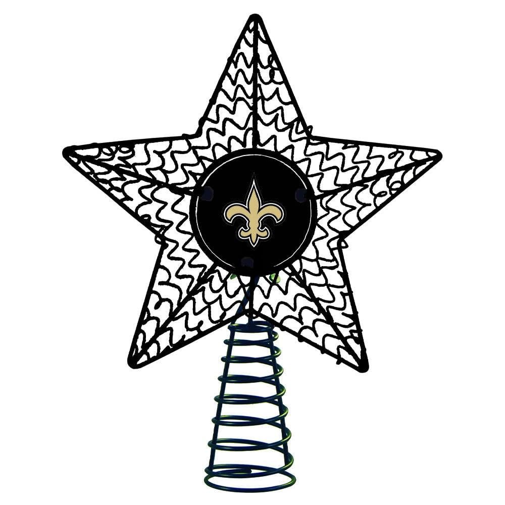 New Orleans Saints Star Tree Topper