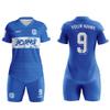 ORKY Women Soccer Jersey, Quick Dry Sublimation Customize Shirt Short Set, Lightweight Personalize Training Uniform Windward(Blue M) view 4