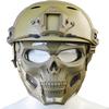 Aifordge Tactical Fast Helmet with Adjustable Airsoft Mask Skull Full Face MaskSuitable for Airsoft Paintball, CS Game, Halloween, Role-Playing view 1