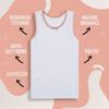 Buyless Fashion Girls Tank Tops - Sleeveless Cami Tanks Cotton Undershirts for Dance Gymnastics, Kids & Toddler Size (6 Pack) 2-3 view 3