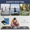 Mantra Yoga Travel PRO 1.5mm with Knee Pad & Bag- Foldable Fitness & Exercise Mat with Bag | Lightweight, Compact & Eco-Friendly | Non-Slip & Washable | For All Types of Yoga | 72" L x 24" W | 2.6 lbs view 3