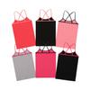 Buyless Fashion Girls Tank Tops - Sleeveless Cami Tanks Cotton Undershirts for Dance Gymnastics, Kids & Toddler Size (6 Pack) 7-8 view 2