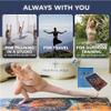 Mantra Yoga Travel PRO 1.5mm with Knee Pad & Bag - Foldable Fitness & Exercise Mat with Bag | Lightweight, Compact & Eco-Friendly | Non-Slip & Washable | For All Types of Yoga | 72" L x 24" W | 2.6 lbs view 3