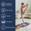 Mantra Yoga Travel PRO 1.5mm with Knee Pad & Bag - Foldable Fitness & Exercise Mat with Bag | Lightweight, Compact & Eco-Friendly | Non-Slip & Washable | For All Types of Yoga | 72" L x 24" W | 2.6 lbs view 4
