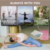 Mantra Yoga Travel PRO 1.5mm with Knee Pad and Bag - Foldable Fitness & Exercise Mat | Lightweight, Compact & Eco-Friendly | Non-Slip & Washable | For All Types of Yoga | 72" L x 24" W | 2.6 lbs view 3