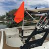 Orange Safety Flag For Boat or Boat Tower (Tower Mount) view 1