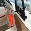 Orange Safety Flag For Boat or Boat Tower (Tower Mount) view 2