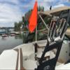 Orange Safety Flag For Boat or Boat Tower (Tower Mount) view 3