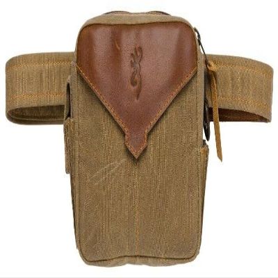 Altamont Canvas Leather Shell Pouch - 1212344801