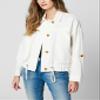 [BLANKNYC] Womens Luxury Clothing Linen Utility Jacket with Pockets, Comfortable & Stylish Coat, Great Catch, Large view 3