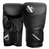 Hayabusa T3 Boxing Bag Gloves for Men and Women, Open Thumb - Black, Medium view 1