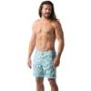 Third Wave Swim Trunks with Compression Liner - Men's Premium 7 Inch Inseam Quick Dry Swim Shorts for Beach and Swimming (Miami Palms 7C M) view 4
