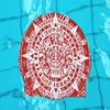 Swimming Cap - Brain, Aztecs, Swim Fast - Silicon,, Unisex - 2019 Designs (Aztecs Green & Red) view 4