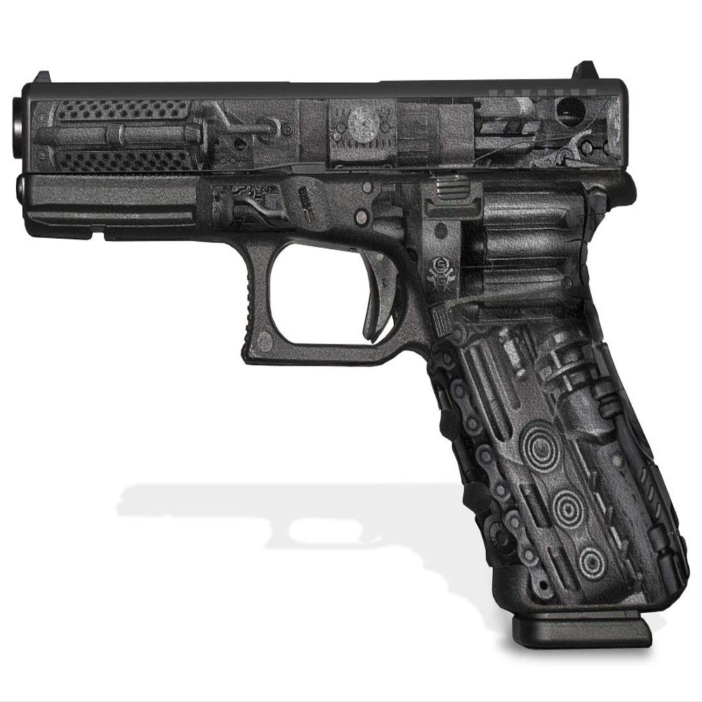 Decal Grip for Glock 17 Gen 4 (Steampunk)