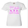 X-Large White Women Why Walk When You Can Cartwheel Funny Gymnastics T-Shirt view 3