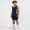 Liberty Imports Youth Boys Reversible Mesh Performance Athletic Basketball Jerseys Blank Team Uniforms for Sports Scrimmage (Navy/White, Youth Medium) view 4