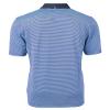 Cutter & Buck Mens Virtue Eco Pique Micro Stripe Recycled Polo Shirt, Atlas/Navy Blue, Medium US view 2