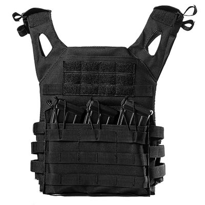 KIDYBELL Airsoft Vest Adjustable Outdoor Safety Protection Airsoft Vest Hunting Vest(Black)