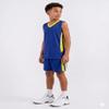 Liberty Imports Youth Boys Reversible Mesh Performance Athletic Basketball Jerseys Blank Team Uniforms for Sports Scrimmage (Blue/Yellow, Youth XX-Large) view 4