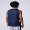 Liberty Imports Youth Boys Reversible Mesh Performance Athletic Basketball Jerseys Blank Team Uniforms for Sports Scrimmage (Navy/White, Youth XX-Large) view 3