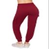 ALWAYS Cargo Jogger Pants for Women - Super Soft Casual Lounge Sweatpants Burgundy 2XL view 3