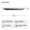 Hydro Flask Outdoor Kitchen Plate  Stainless Steel Reusable Plate  Camping Kitchen Essentials Birch Gray view 3