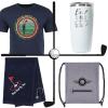 Golf Gift Sets for Dad or Grandpa | Golf Towel, Shirt, Tumbler and Bag - Best Dad by Par GGS S2 2XL view 2