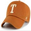 47 Texas Longhorns Hat (UT Longhorns) Mens Womens Clean Up Adjustable Cap, Alternate Logo, Burnt Orange, One Size view 1