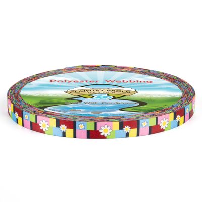 Country Brook Design - Spring Daisies Photo Quality Polyester (1/2 Inch, 50 Yards)