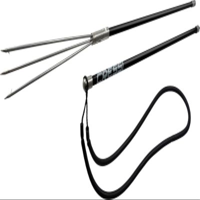Cressi FG2 Pole Spear, Black, Fiberglass
