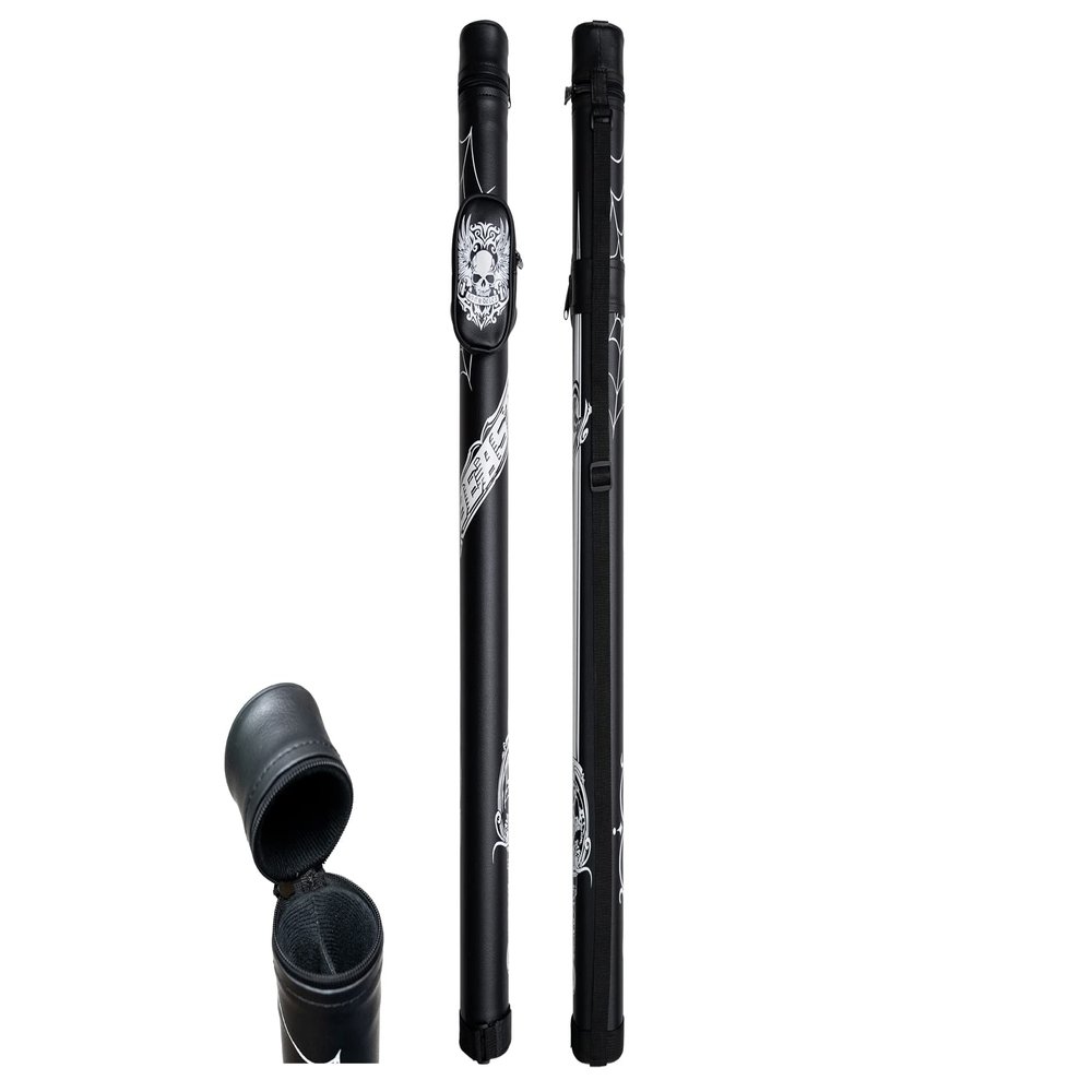 1x1 Hard Pool Cue Case Billiard Stick Carrying Pool Cue Case - 1B1S - Holds 1 Butt and 1 Shaft (Several Colors Available) (Beast)