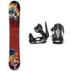 M8trix Youth/Junior All-Mountain Freestyle Snowboard with M8trix PH03 Youth Bindings - NO RULZ (110) view 1
