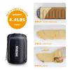 KANYAK Warm Lightweight Compressible Envelope Sleeping Bag for Hiking Trekking Backpacking and Camping in Spring Summer Autumn, Best Gift for Families Friends Lovers or Homeless view 4