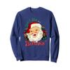 Don't Stop Believing Santa Christmas Vintage Retro Women Men Sweatshirt view 1