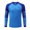 Fldy Kids Boys Soccer Goalkeeper Jersey Padded Goalie Shirt Long Sleeve Training Soccer Jersey Uniforms Blue A 9-10 Years view 2
