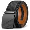 BULLIANT Men's Belt,Slide Ratchet Belt Adjsutable For Men Suit Casual Jeans Gift Boxed,Trim To Fit(Black,32"-38" Waist Adjustable) view 1