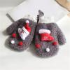 Children Gloves Toddler Kids Children's Christmas Santa Warm Think Knit Winter Girls Boys Baby Gloves (Grey, One Size) view 2
