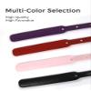 Ueemph 18 inch Riding Crop,Purple Leather Paddle,Super Durable Rug Paddles,Equestrian CropsPurple view 2