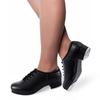 Child Jazz Tap Dance Shoes for Unisex Girls and Boys, Black 12.5 Little Kid view 2